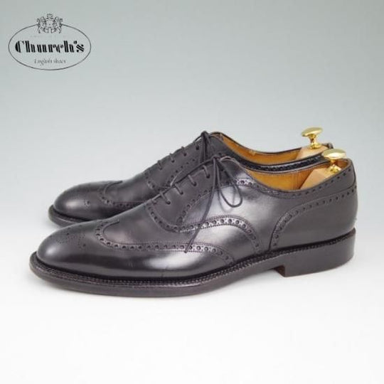 超希少★チャーチ UK9.5程度/US10E【★アランマカフィー/(米)Oviatt別注MODEL/119ラスト/フルブローグ/alan McAfee】Church's★a835