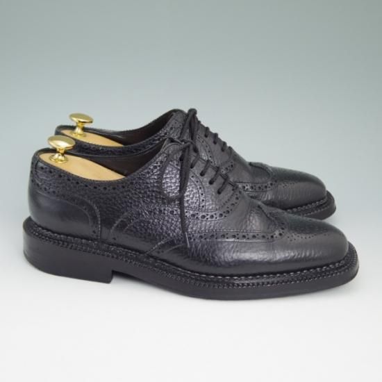 美品★サントーニ 6.5F【ノルベジェーゼ製法★アリストクラティコ別注/ARISTOCRATICO】フルブローグ/Santoni★a838