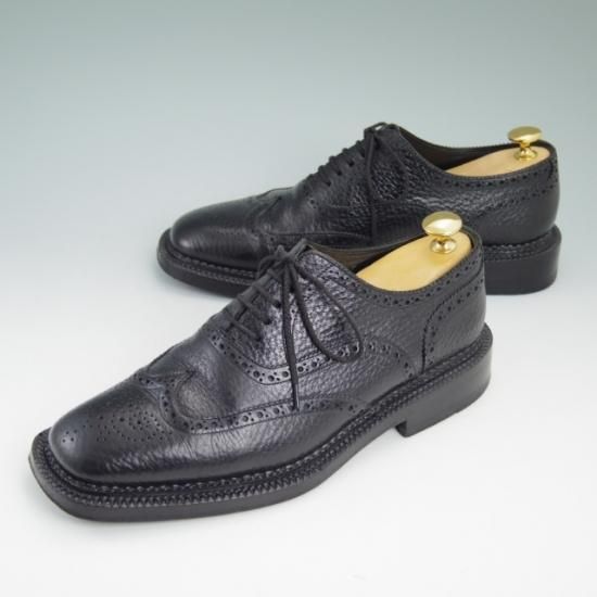 美品★サントーニ 6.5F【ノルベジェーゼ製法★アリストクラティコ別注/ARISTOCRATICO】フルブローグ/Santoni★a838