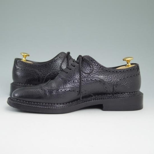 美品★サントーニ 6.5F【ノルベジェーゼ製法★アリストクラティコ別注/ARISTOCRATICO】フルブローグ/Santoni★a838