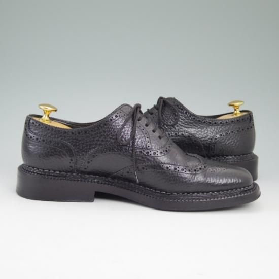 美品★サントーニ 6.5F【ノルベジェーゼ製法★アリストクラティコ別注/ARISTOCRATICO】フルブローグ/Santoni★a838