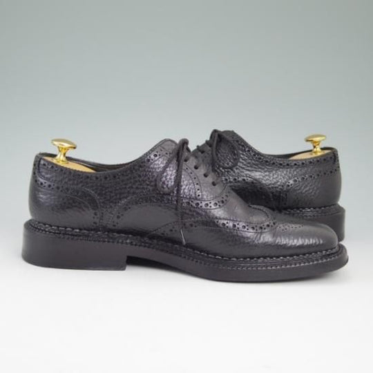 美品★サントーニ 6.5F【ノルベジェーゼ製法★アリストクラティコ別注/ARISTOCRATICO】フルブローグ/Santoni★a838