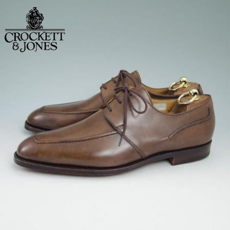 未使用★クロケット&ジョーンズ UK8.5/US9E【★ラルフローレン別注/Ralph Lauren/Uチップ】Crockett&Jones★a841