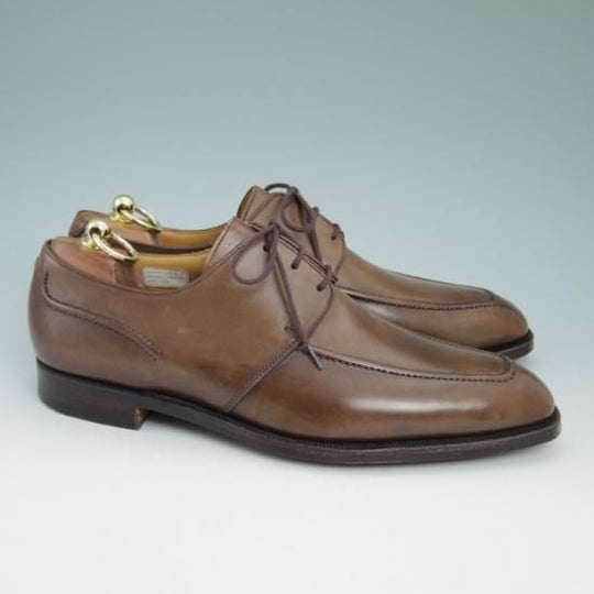 未使用★クロケット&ジョーンズ UK8.5/US9E【★ラルフローレン別注/Ralph Lauren/Uチップ】Crockett&Jones★a841