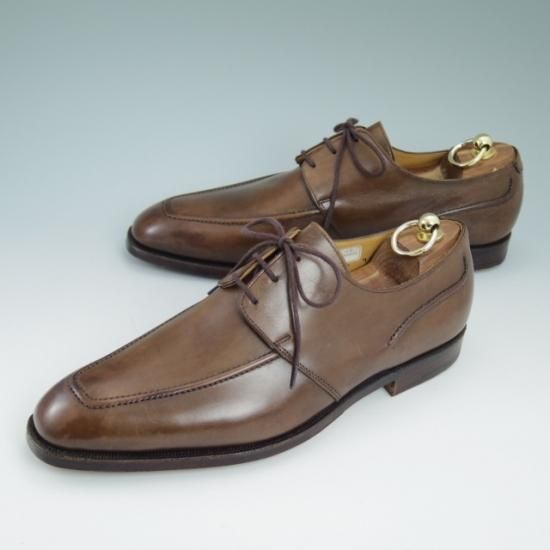 未使用★クロケット&ジョーンズ UK8.5/US9E【★ラルフローレン別注/Ralph Lauren/Uチップ】Crockett&Jones★a841