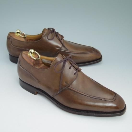 未使用★クロケット&ジョーンズ UK8.5/US9E【★ラルフローレン別注/Ralph Lauren/Uチップ】Crockett&Jones★a841
