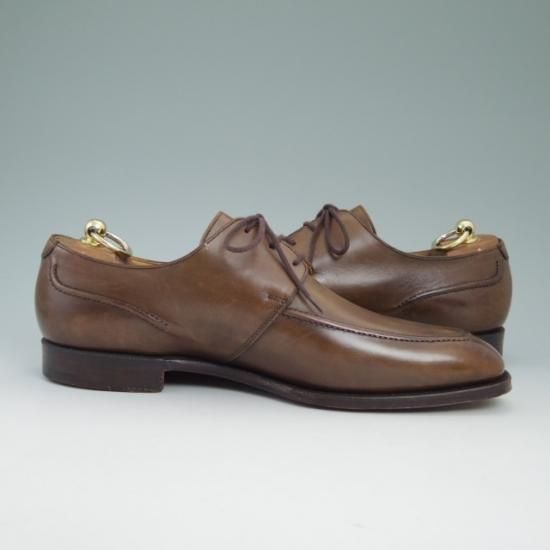 未使用★クロケット&ジョーンズ UK8.5/US9E【★ラルフローレン別注/Ralph Lauren/Uチップ】Crockett&Jones★a841