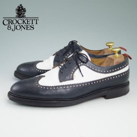 極上★クロケット&ジョーンズ UK9/US9.5D【★ブルックスブラザーズ・ブラックフリース別注/325/BrooksBrothers】Crockett&Jones★a842