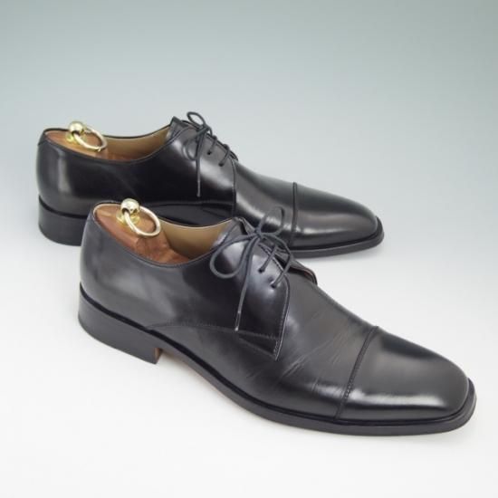 美品★(伊)マンニーナ SIZE 42【★ストレートチップ】Mannina★a850