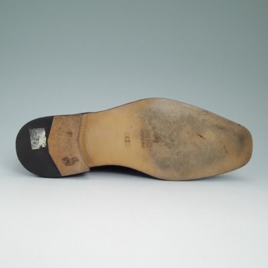 美品★(伊)マンニーナ SIZE 42【★ストレートチップ】Mannina★a850