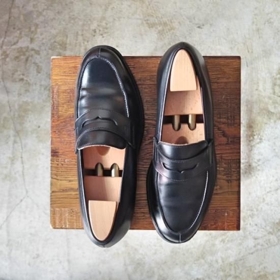 極美品★クロケット&ジョーンズ 6E【★LINCOLN/コインローファー/314ラスト】Crockett&Jones★a851