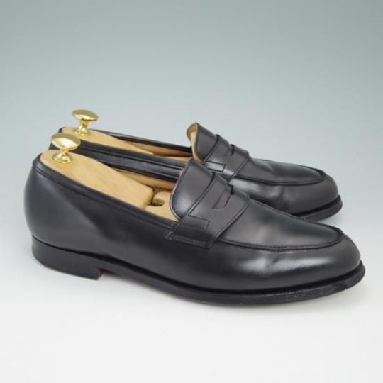 極美品★クロケット&ジョーンズ 6E【★LINCOLN/コインローファー/314ラスト】Crockett&Jones★a851