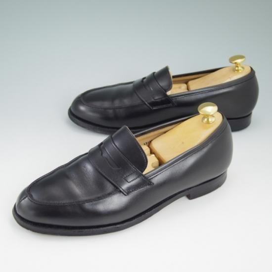 極美品★クロケット&ジョーンズ 6E【★LINCOLN/コインローファー/314ラスト】Crockett&Jones★a851