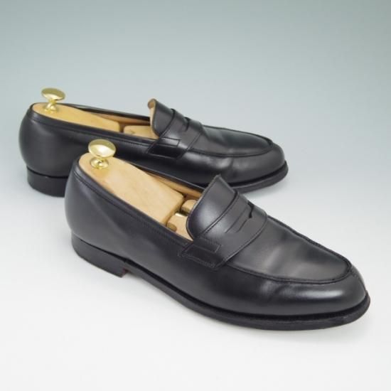 極美品★クロケット&ジョーンズ 6E【★LINCOLN/コインローファー/314ラスト】Crockett&Jones★a851