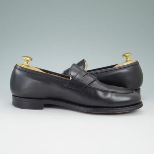 極美品★クロケット&ジョーンズ 6E【★LINCOLN/コインローファー/314ラスト】Crockett&Jones★a851