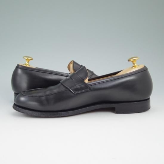 極美品★クロケット&ジョーンズ 6E【★LINCOLN/コインローファー/314ラスト】Crockett&Jones★a851