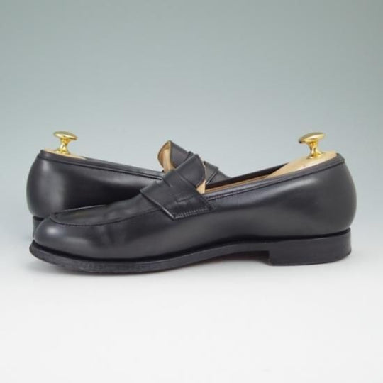 極美品★クロケット&ジョーンズ 6E【★LINCOLN/コインローファー/314ラスト】Crockett&Jones★a851
