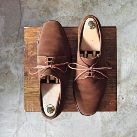 極上★クロケット&ジョーンズ 6.5E【★ロイドフットウェア別注/Jシリーズ/248ラスト/プレーントゥ/Lloyd Footwear】Crockett&Jones★a854