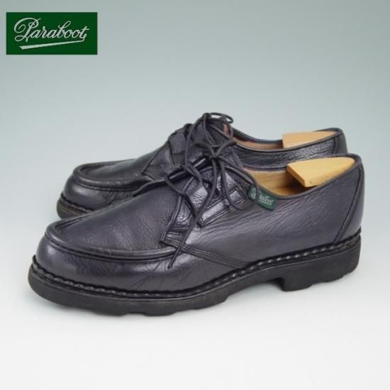 ★パラブーツ(レディース) SIZE 5.5【★濃紺（ほぼ黒）/ミカエル風ギリーシューズ/チロリアンシューズ/グリフソール】Paraboot★a855