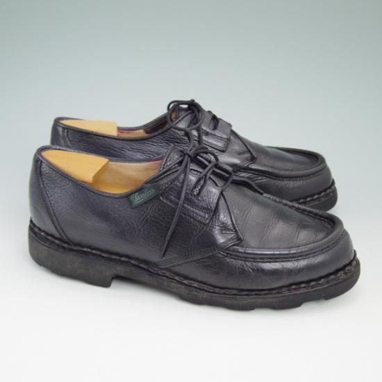 ★パラブーツ(レディース) SIZE 5.5【★濃紺（ほぼ黒）/ミカエル風ギリーシューズ/チロリアンシューズ/グリフソール】Paraboot★a855