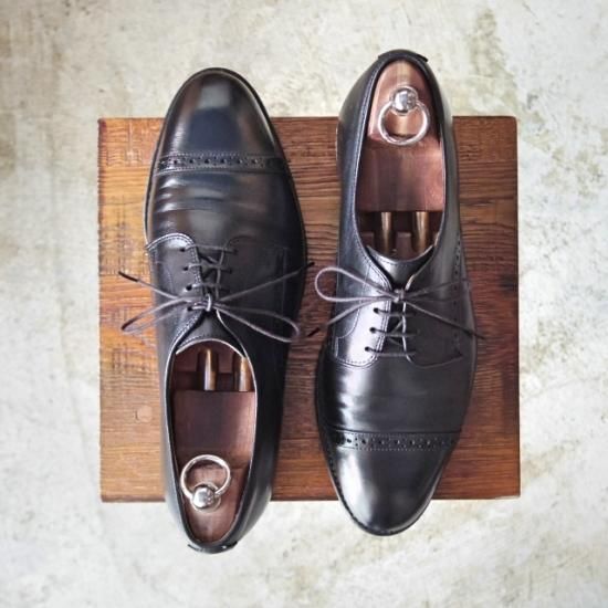 アレンエドモンズ Allen Edmonds クォーターブローグ 極上☆(米)アレンエドモンズ 8.5E【☆(米)ラルフローレン別注