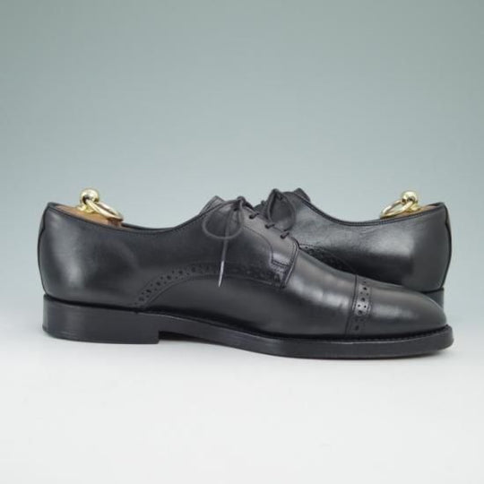 極上★(米)アレンエドモンズ 8.5E【★(米)ラルフローレン別注/Ralph Lauren】クォーターブローグ/カーフ/黒/ALLEN EDMONDS★a857