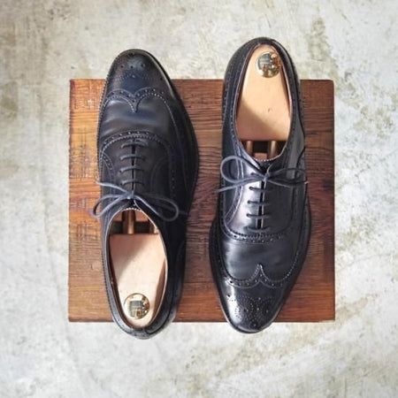 美品★チャーチ 7G【★希少!!84ラスト/3都市/旧チャーチ/フルブローグ】Church's★a861