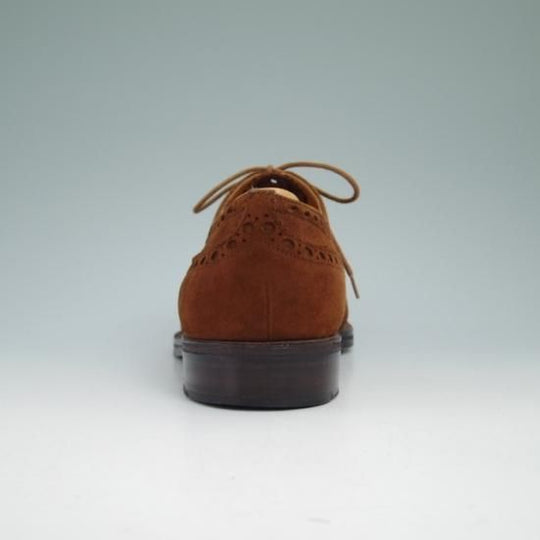 極上★チャーチ 60F/UK6【★希少アンテロープ革/2都市ロゴ】BUCK/73ラスト/フルブローグ/旧チャーチ/Church's★a862