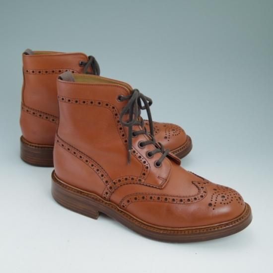 美品★アルフレッドサージェント UK7【★鋲打ちヒール】DUMFRIES/ブーツ/サージェント/Alfred Sargent★a866