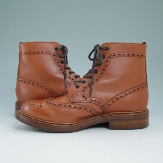 美品★アルフレッドサージェント UK7【★鋲打ちヒール】DUMFRIES/ブーツ/サージェント/Alfred Sargent★a866