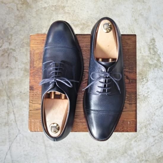 極美品★クロケット&ジョーンズ UK7/US7.5D【★ブルックスブラザーズ別注/Peal&co BROOKS BROTHERS/341ラスト】Crockett&Jones★a868