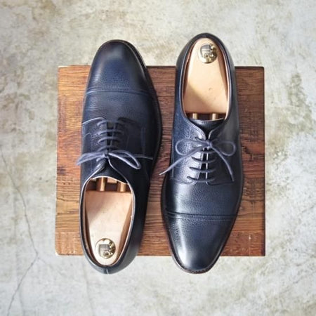 極美品★クロケット&ジョーンズ UK7/US7.5D【★ブルックスブラザーズ別注/Peal&co BROOKS BROTHERS/341ラスト】Crockett&Jones★a868
