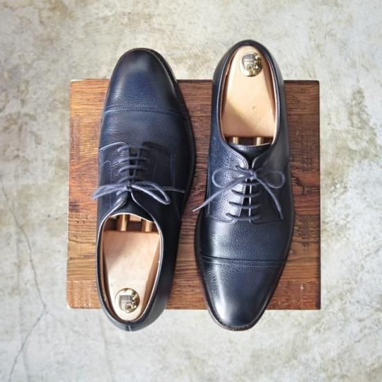 極美品★クロケット&ジョーンズ UK7/US7.5D【★ブルックスブラザーズ別注/Peal&co BROOKS BROTHERS/341ラスト】Crockett&Jones★a868