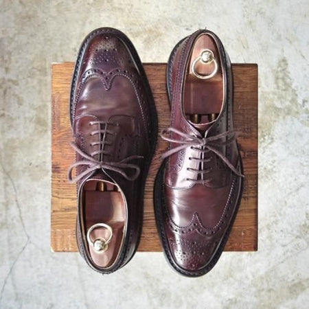 極美品★チャーチ 75F/UK7.5【★ダイナイトソール仕様/グラフトン/173ラスト/GRAFTONE/ネバダカーフ/フルブローグ】Church's★a871
