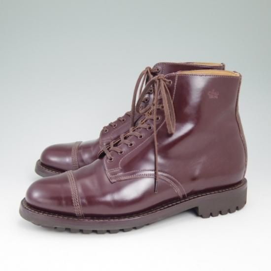 美品★サンダース UK7.5【★ダービーブーツ/9941R】DARBY BOOT/SANDERS★a877
