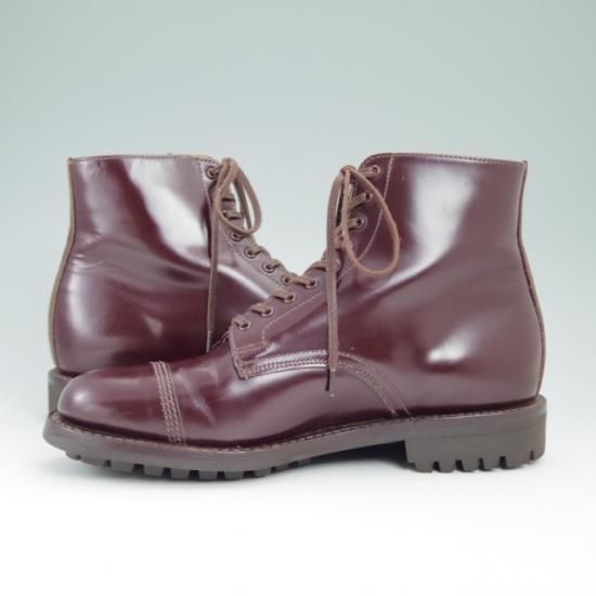 美品★サンダース UK7.5【★ダービーブーツ/9941R】DARBY BOOT/SANDERS★a877