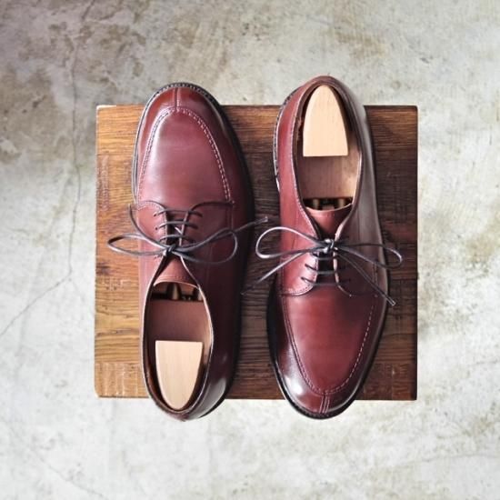 極美品★オールデン 5.5D【★ビームス別注/BEAMS/モックトゥ ブルチャー/レイドンラスト/Uチップ/7112】ALDEN★a878