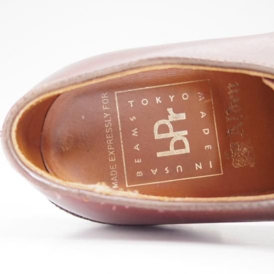極美品★オールデン 5.5D【★ビームス別注/BEAMS/モックトゥ ブルチャー/レイドンラスト/Uチップ/7112】ALDEN★a878