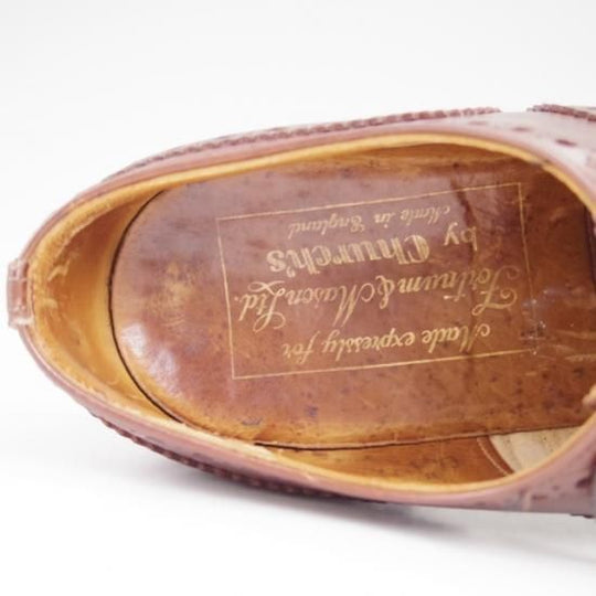 極上★チャーチ 60F/UK6【★希少】フォートナム&メイソン別注/Fortnum & mason/チェットウインド/73ラスト/2都市/CHETWYND/Church's★a879