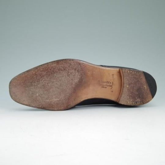 極美品★チャーチ/80G/UK8【★超希少!!】2都市ロゴ/チャネル仕上げ/ビンテージ/73ラスト/JERMYN/プレーントゥ/Church's★a880