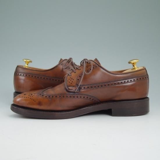 極上★クロケット&ジョーンズ 7D【★トレーディングポスト別注/Trading Post/フルブローグ】Crockett&Jones★a881