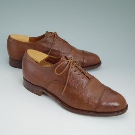極上★グレンソン UK5.5【★英国老舗ショップ】BROWNS LONDON別注/ストレートチップ/ブラウンズ/GRENSON★a884