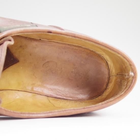 ★パラブーツ(レディース) 24cm程度/【★希少!!】ブロック体タグ/ミカエル/MICHAEL/チロリアンシューズ/グリフソール/Paraboot★a886