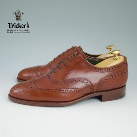 極美品★トリッカーズ SIZE 6.5【★トレーディングポスト別注/マロンアンティーク/DUKE'Sコレクション】ドレスライン/m7004/Tricker's★a887