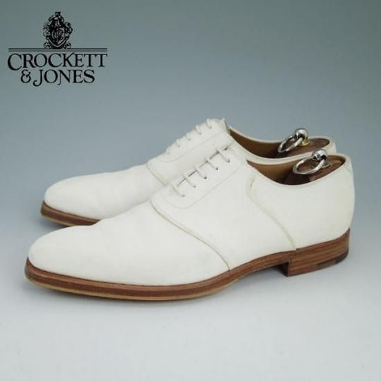 極上★クロケット&ジョーンズ 7E【★トレーディングポスト別注/Trading Post/サドルシューズ/BARFORD/スエード】Crockett&Jones★a889