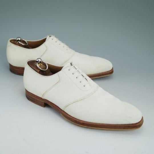 極上★クロケット&ジョーンズ 7E【★トレーディングポスト別注/Trading Post/サドルシューズ/BARFORD/スエード】Crockett&Jones★a889