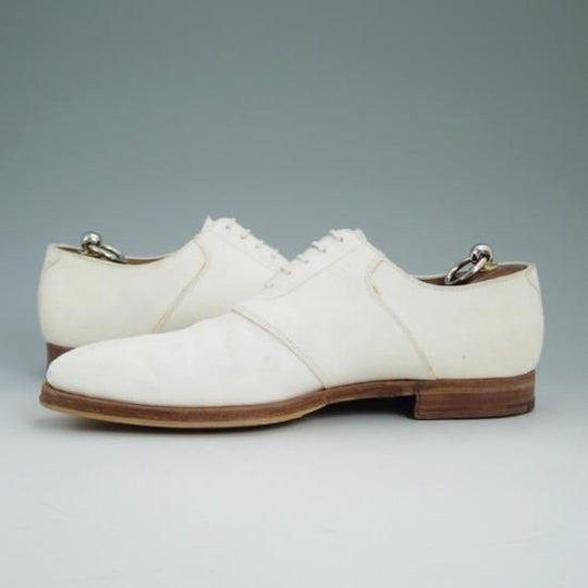 極上★クロケット&ジョーンズ 7E【★トレーディングポスト別注/Trading Post/サドルシューズ/BARFORD/スエード】Crockett&Jones★a889
