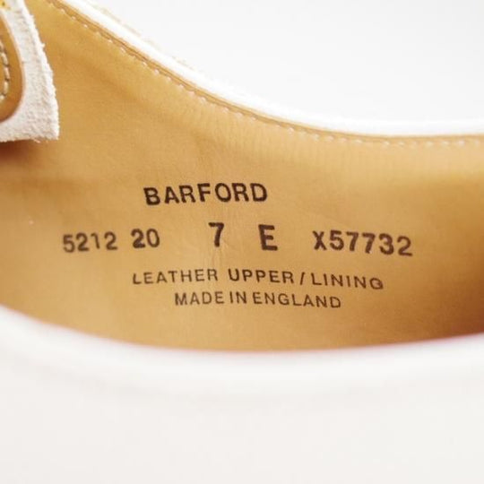 極上★クロケット&ジョーンズ 7E【★トレーディングポスト別注/Trading Post/サドルシューズ/BARFORD/スエード】Crockett&Jones★a889