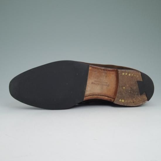 極上★クロケット&ジョーンズ 6.5E【★ビームス別注/BEAMS/タッセルローファー/ALDERNEY/スエード/341ラスト】Crockett&Jones★a891