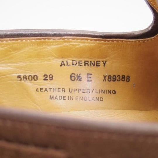 極上★クロケット&ジョーンズ 6.5E【★ビームス別注/BEAMS/タッセルローファー/ALDERNEY/スエード/341ラスト】Crockett&Jones★a891